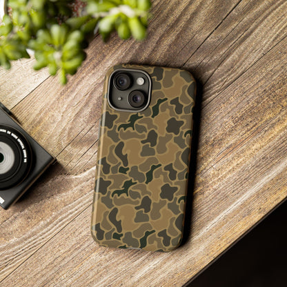 Brown Old Skool Camo IPhone Tough Cases