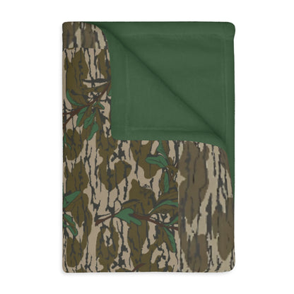 Greenleaf Camouflage Fleece Throw Blanket 40x30