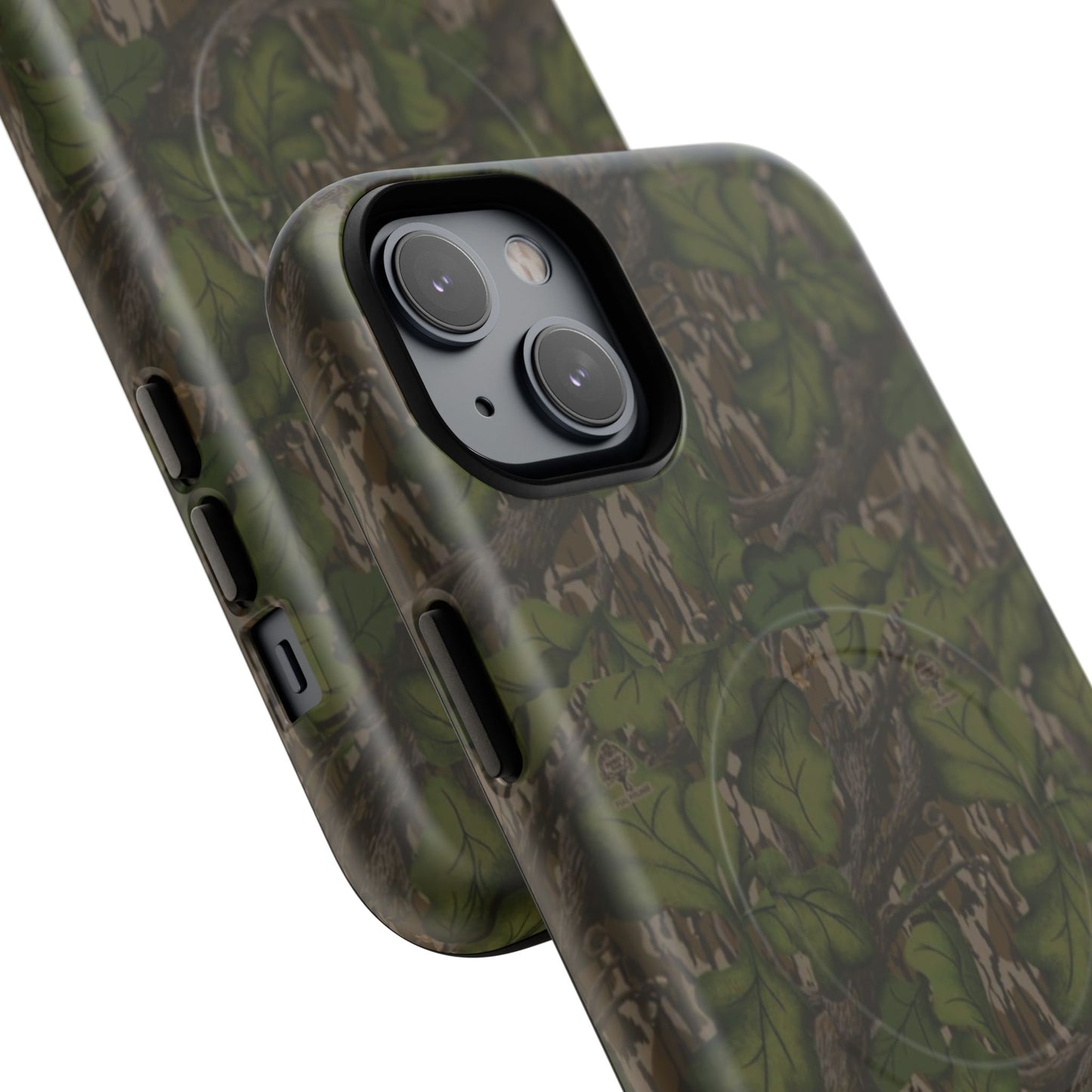 Full Foliage Camouflage Magnetic Impact-Resistant Phone Case for Apple iPhone Models