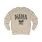 Mama Old Camo Bow Coquette Crewneck Sweatshirt