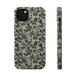 Green Old School Camo Tough Magnetic iPhone Case