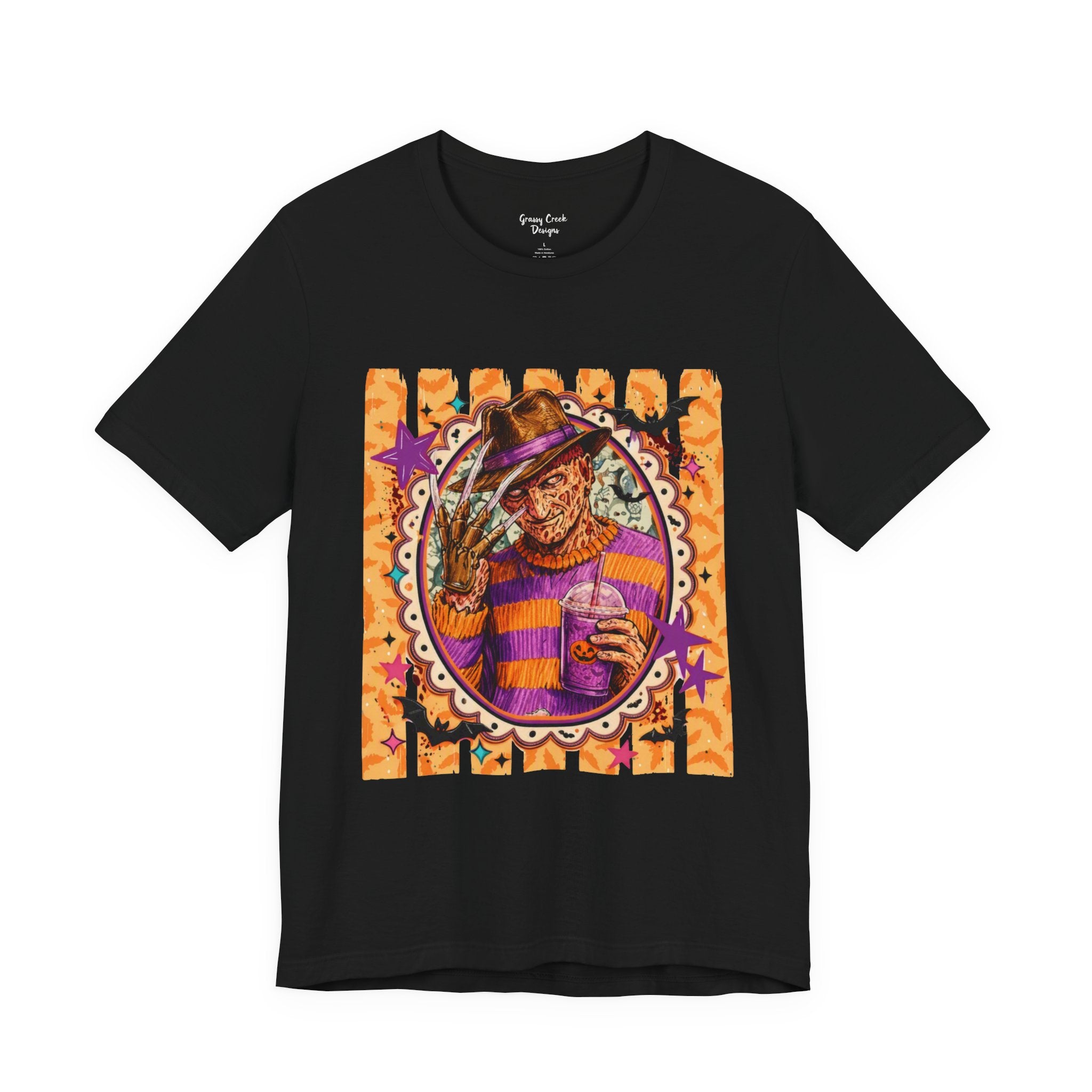 Spooky Horror Character Tees | Retro 80s-90s Slasher Movie Halloween Unisex Jersey Short Sleeve Tees
