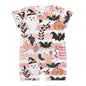 Spooky Cute Pink Halloween Short Sleeve Baby Romper