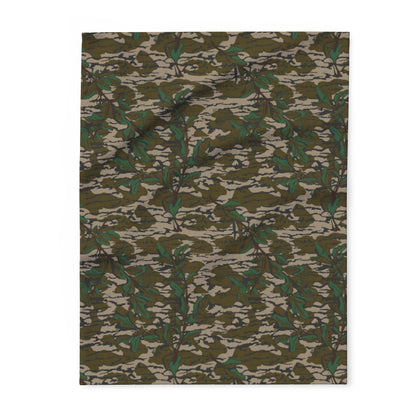 Greenleaf Camouflage Fleece Throw Blanket 40x30