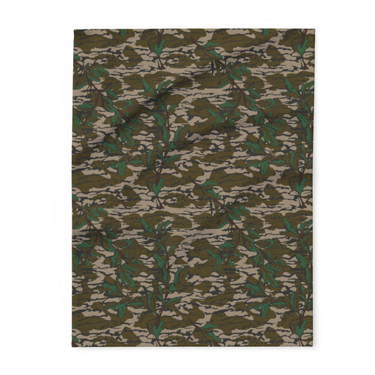 Greenleaf Camouflage Fleece Throw Blanket 40x30