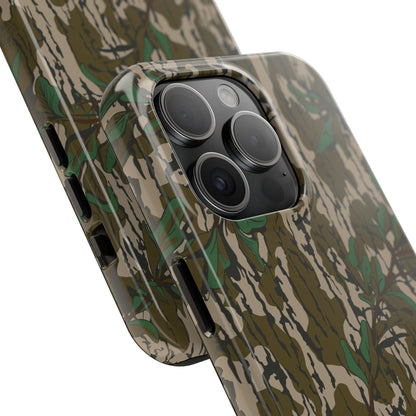 Mossy Oak Green Leaf Camouflage IPhone Tough Phone Case
