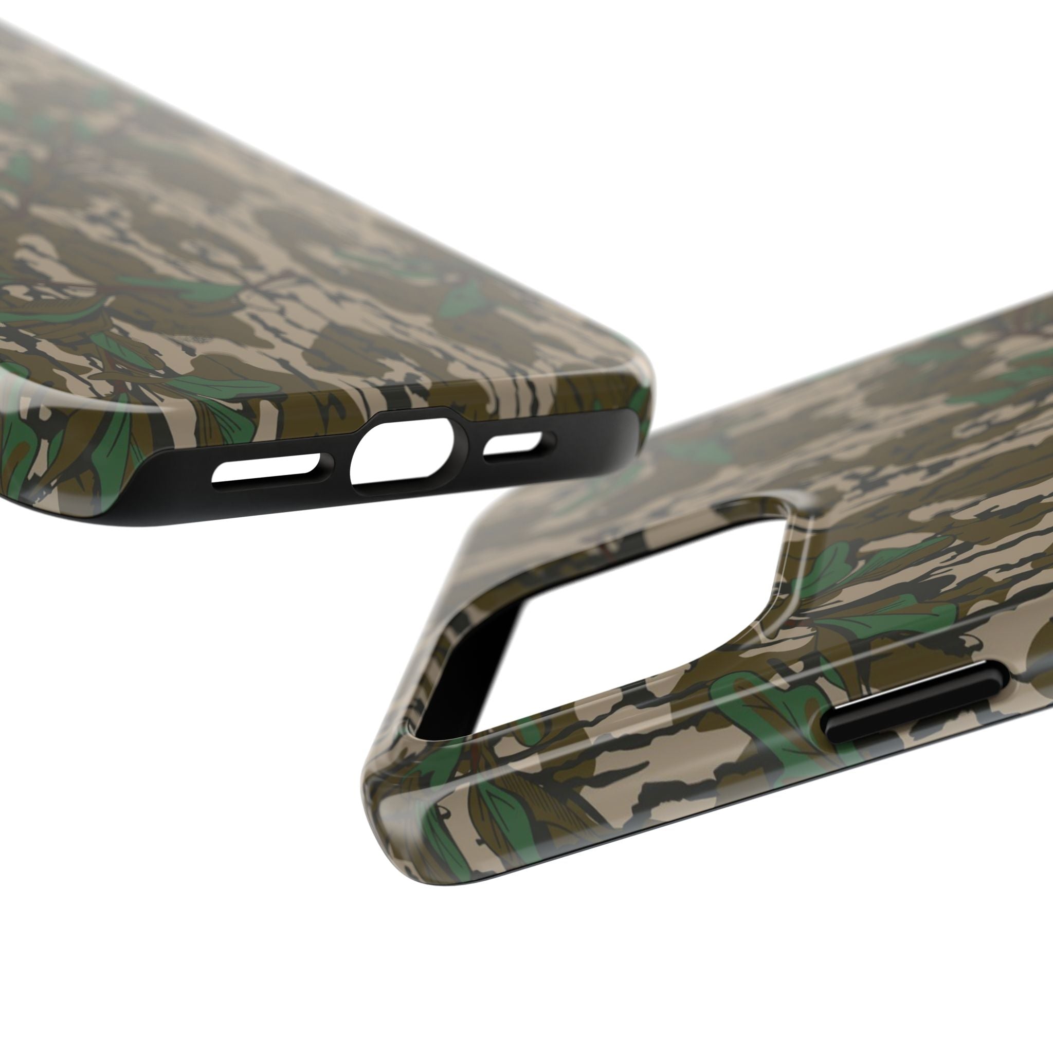 Mossy Oak Green Leaf Camouflage IPhone Tough Phone Case