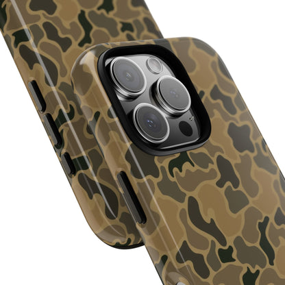 Brown Old Skool Camo IPhone Tough Cases