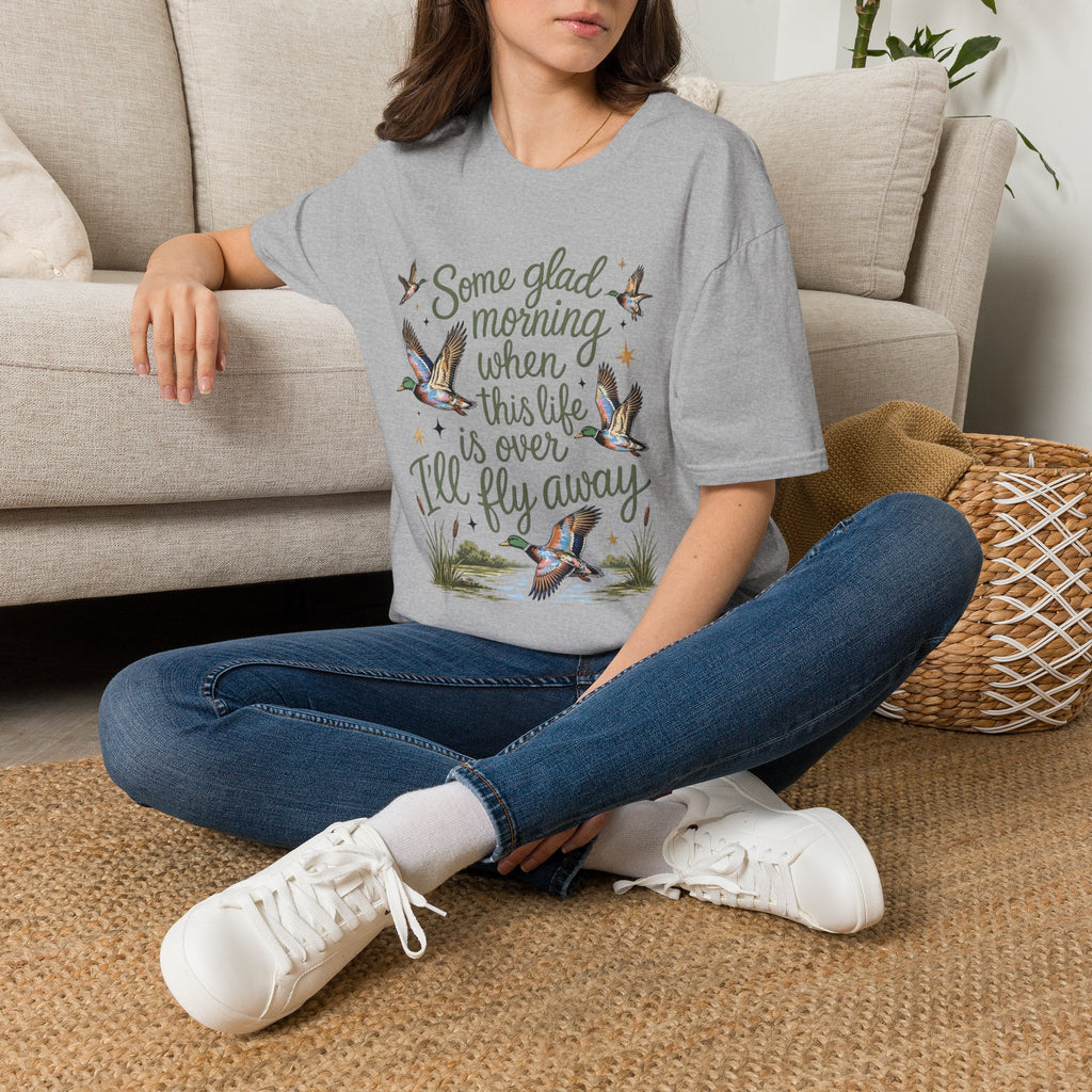 I'll Fly Away Mallard Duck Graphic T-Shirt