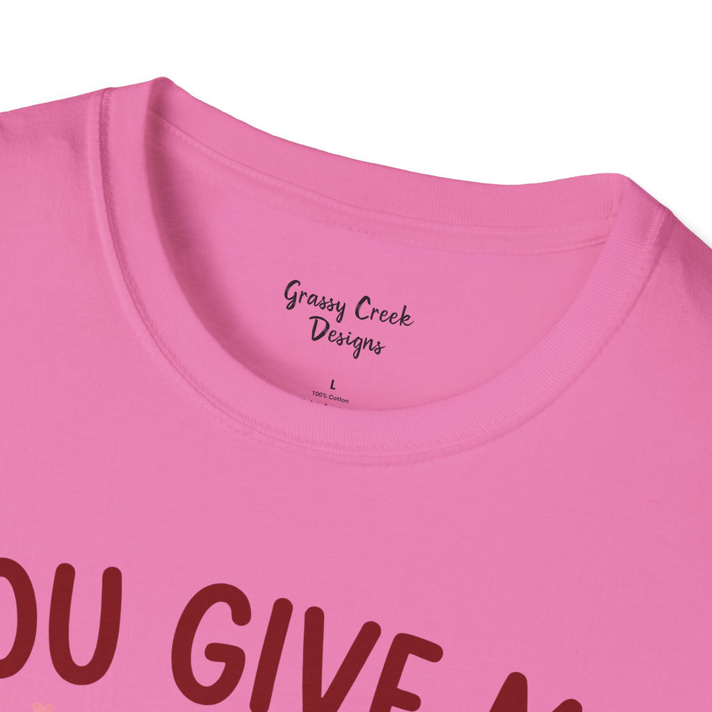 You Give Me Tachycardia Humorous Nurse Valentine's Day Graphic T-Shirt