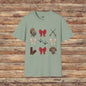 Turkeys, Glitter, and Bows: Coquette Female Hunting  Softstyle T-Shirt