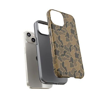 Brown Old Skool Camo IPhone Tough Cases