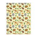 Safari Pals Velveteen Microfiber Baby Blanket