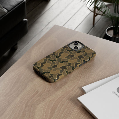 Brown Old Skool Camo IPhone Tough Cases