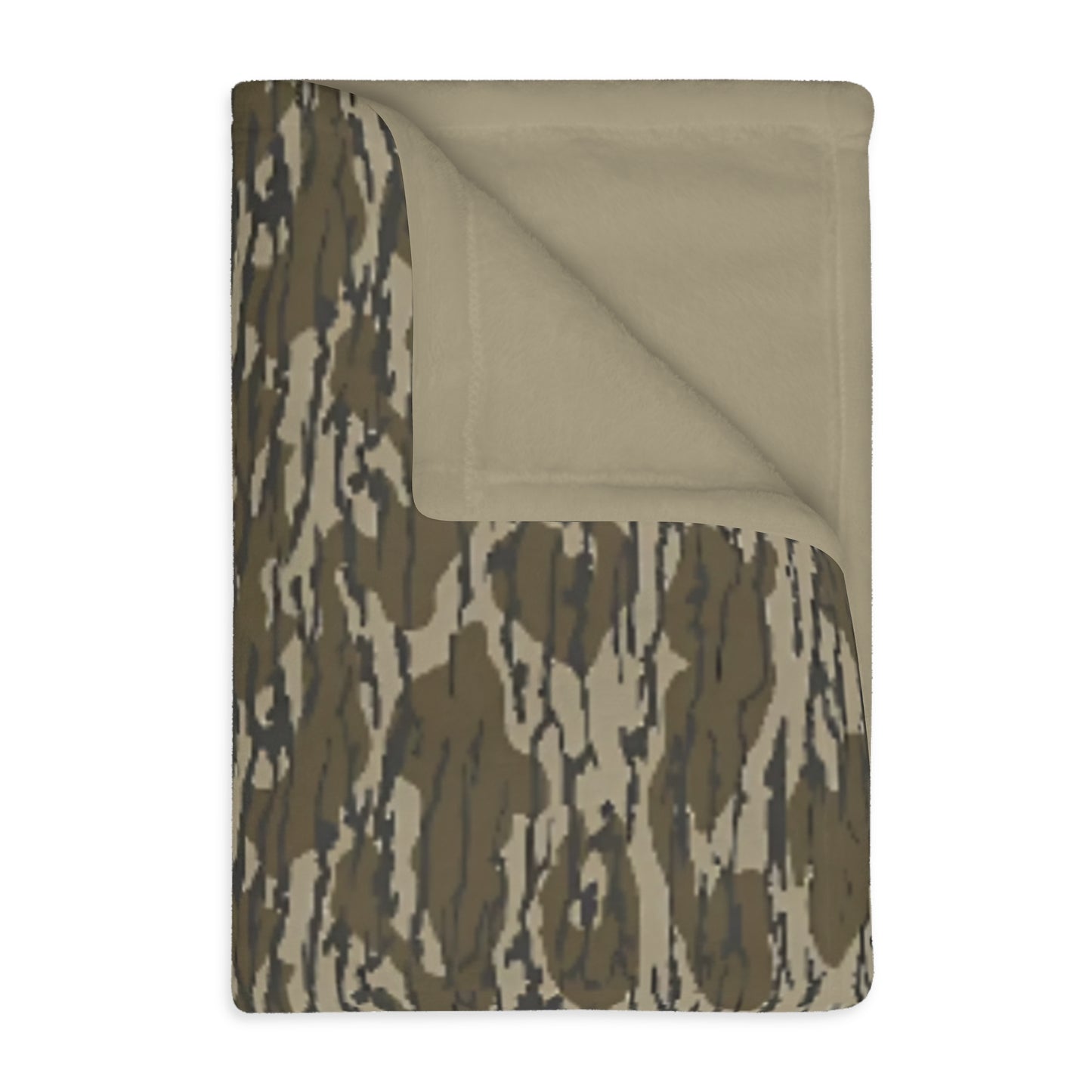Bottomland Camouflage Fleece Throw Blanket 40x30