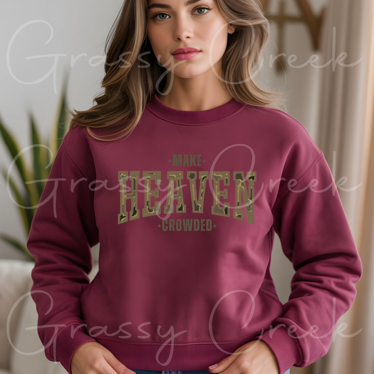 Duck Camoflauge Make Heaven Crowded PNG File - Digital Download