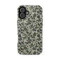 Green Old School Camo Tough Magnetic iPhone Case