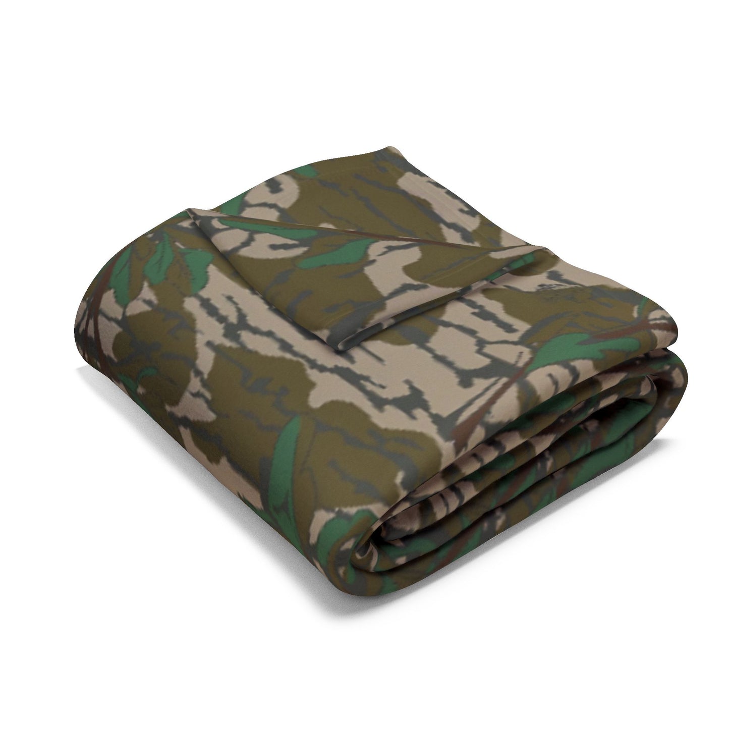 Greenleaf Camouflage Fleece Throw Blanket 40x30