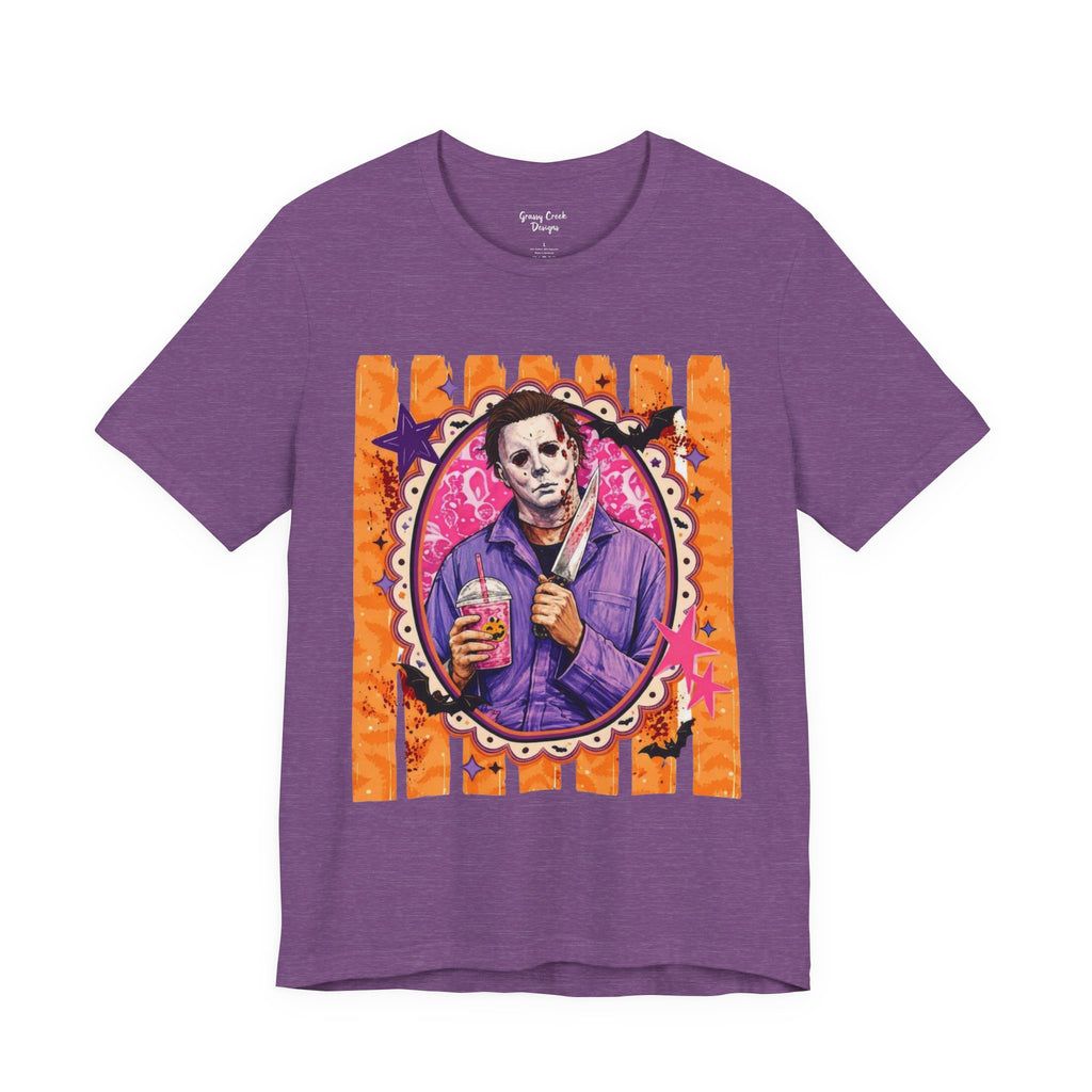 Spooky Horror Character Tees | Retro 80s-90s Slasher Movie Halloween Unisex Jersey Short Sleeve Tees