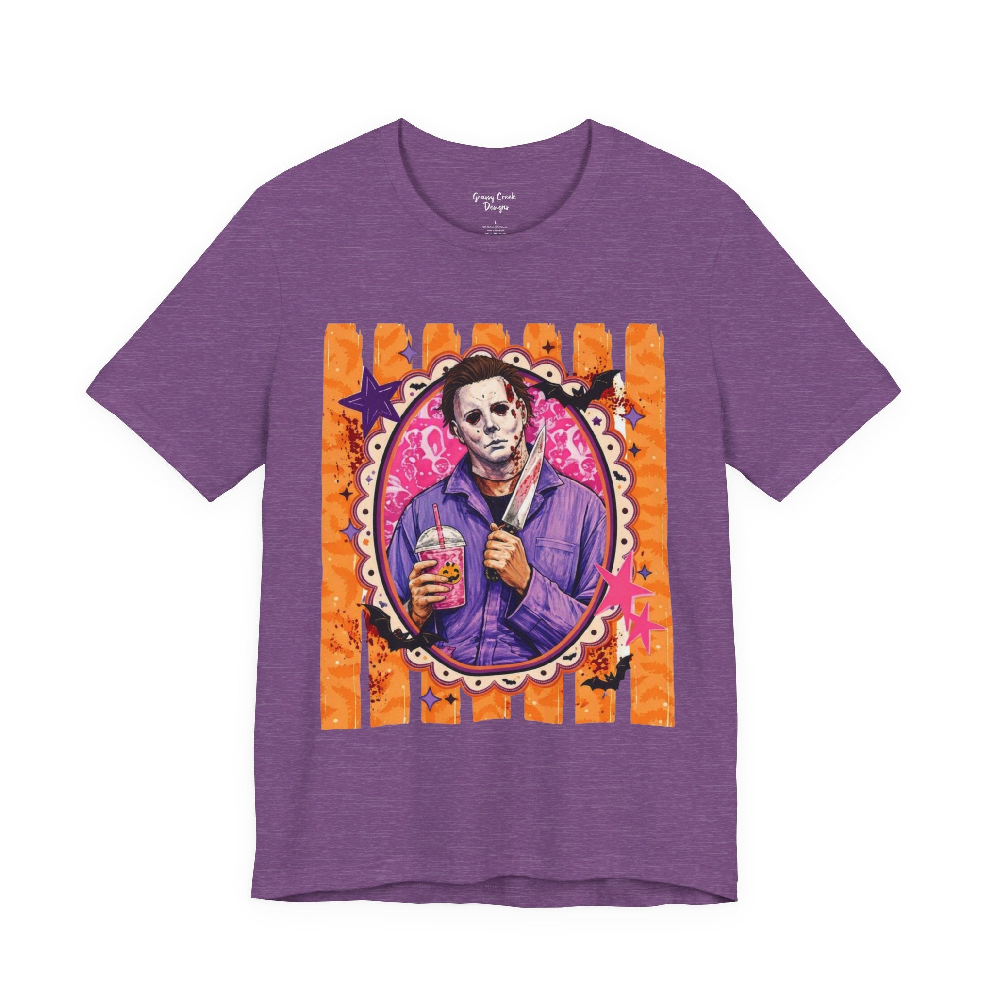 Spooky Horror Character Tees | Retro 80s-90s Slasher Movie Halloween Unisex Jersey Short Sleeve Tees