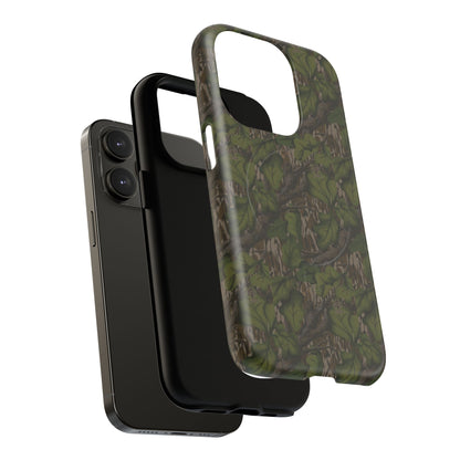 Full Foliage Camouflage Magnetic Impact-Resistant Phone Case for Apple iPhone Models