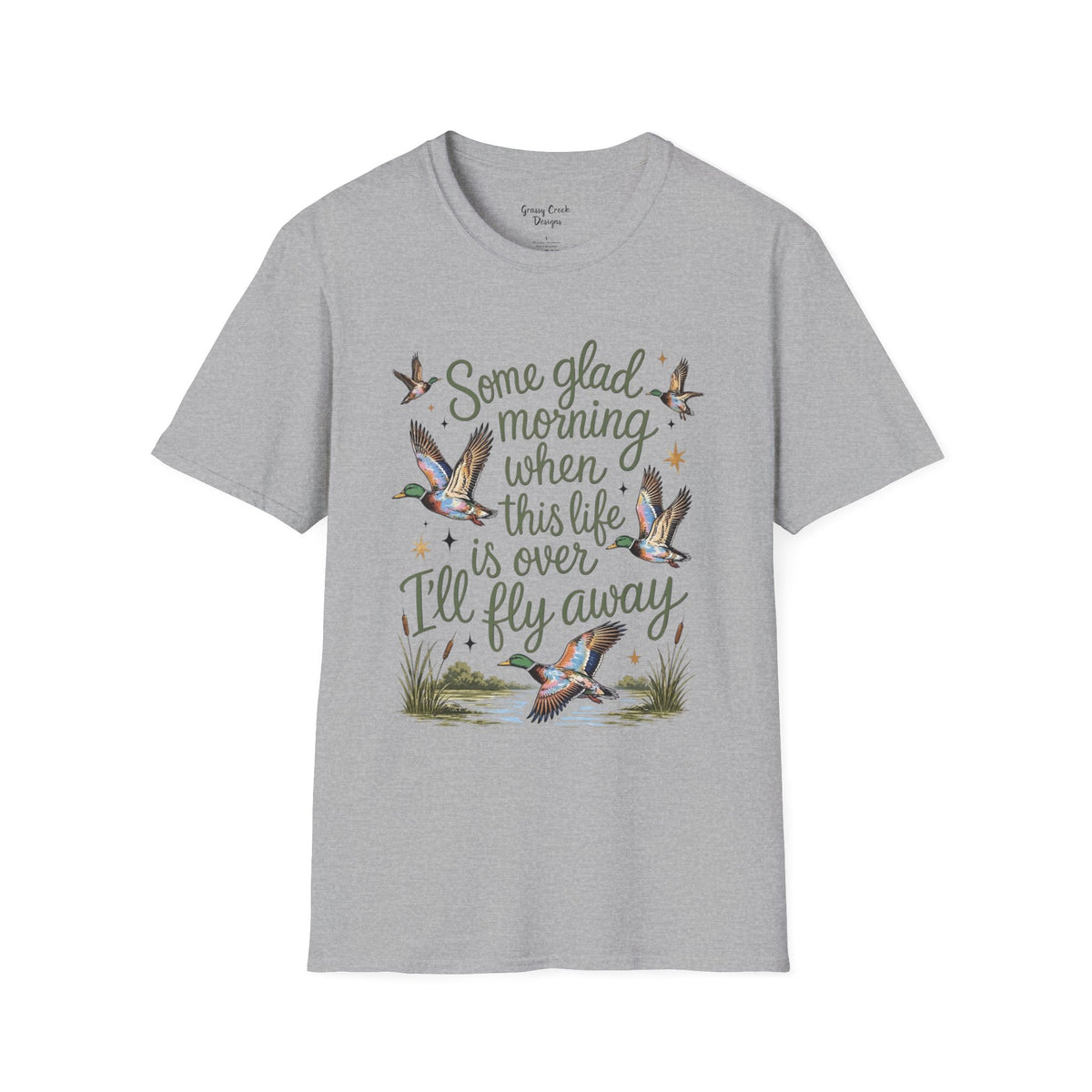 I'll Fly Away Mallard Duck Graphic T-Shirt