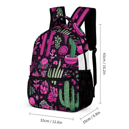 Neon Cactus Craze Backpack