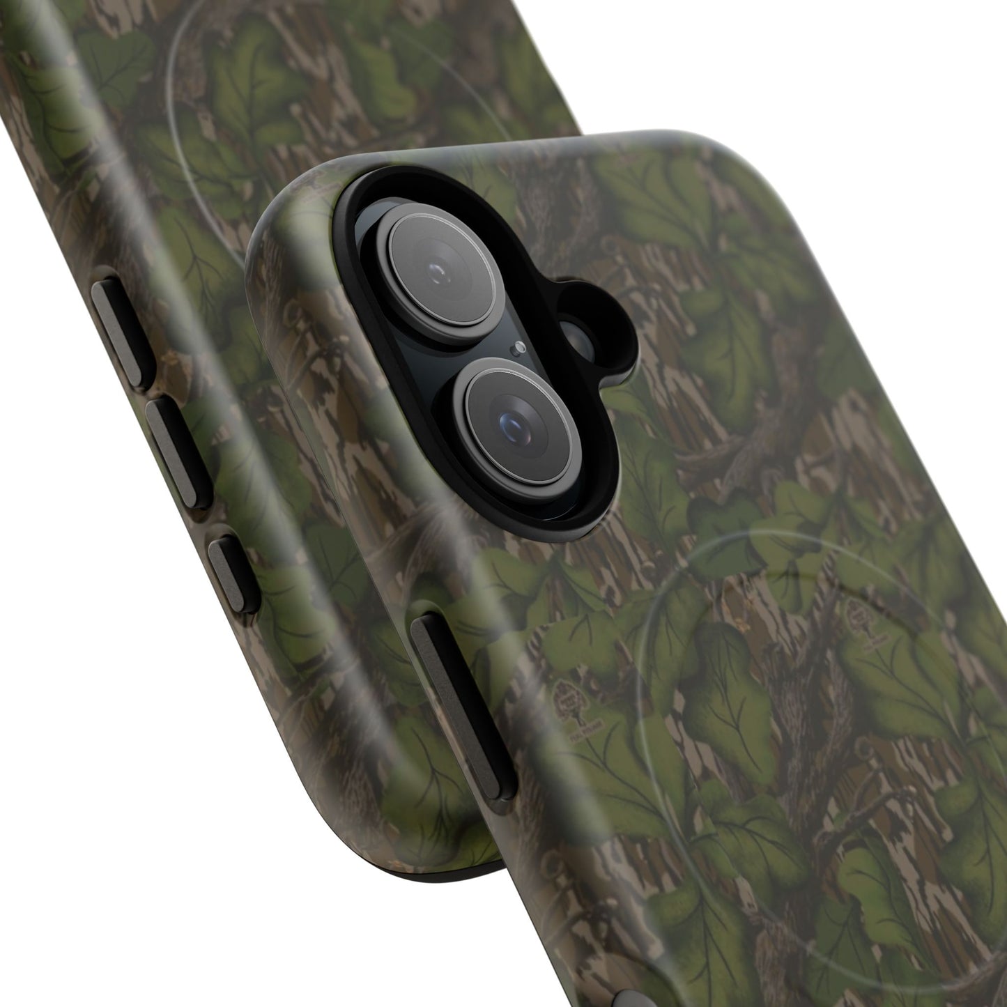 Full Foliage Camouflage Magnetic Impact-Resistant Phone Case for Apple iPhone Models