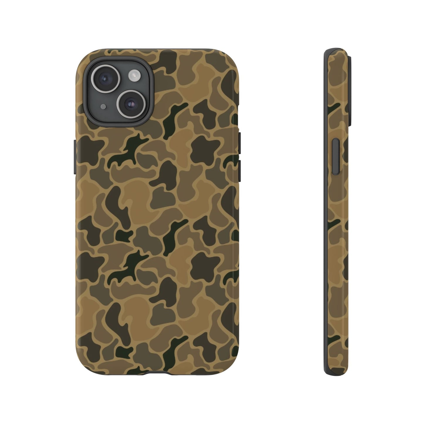 Brown Old Skool Camo IPhone Tough Cases