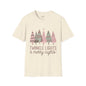 Twinkle Lights & Merry Nights Christmas Graphic T-Shirt