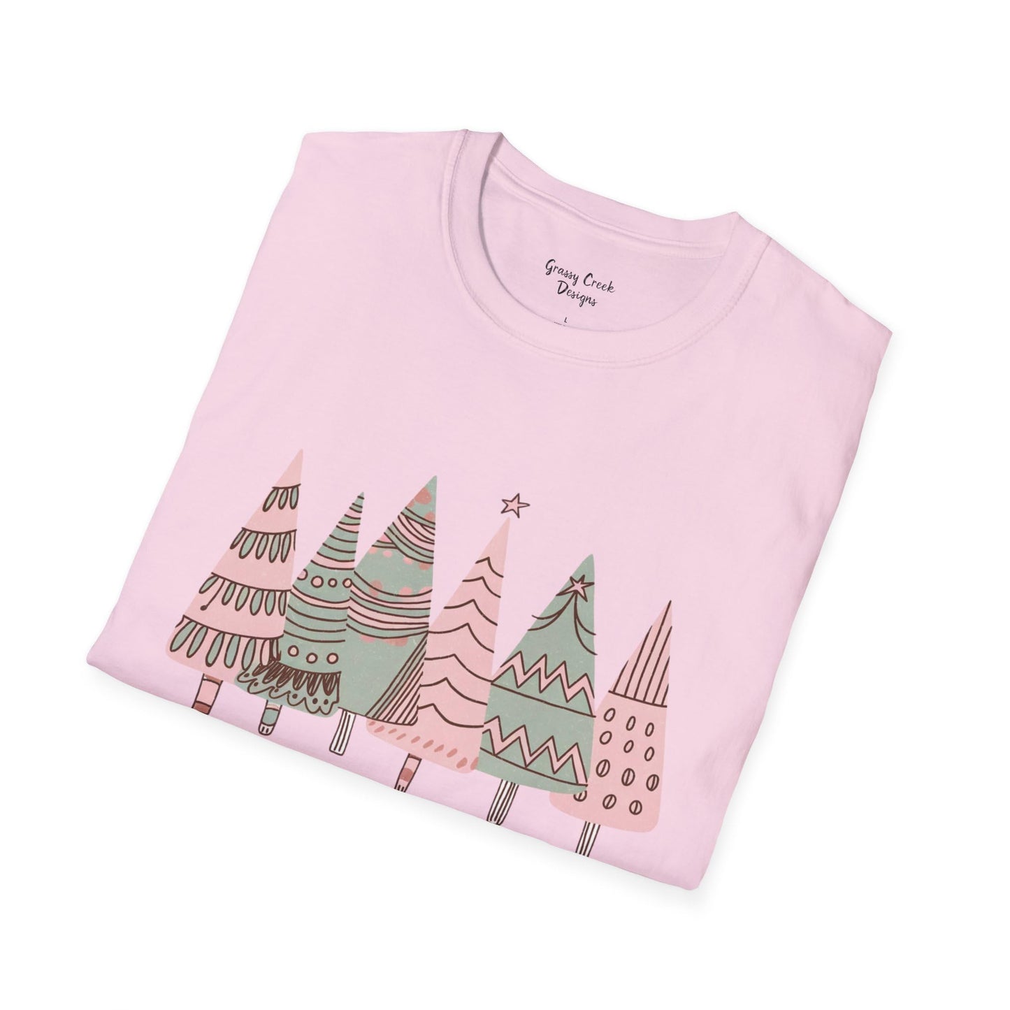 Twinkle Lights & Merry Nights Christmas Graphic T-Shirt