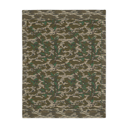 Greenleaf Camouflage Fleece Throw Blanket 40x30