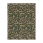 Greenleaf Camouflage Fleece Throw Blanket 40x30