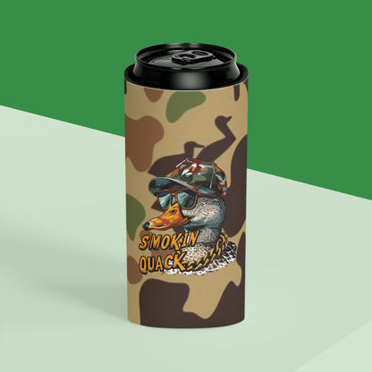 Smokin’ Quack Duck Camo Regular or Slim Can Koozie