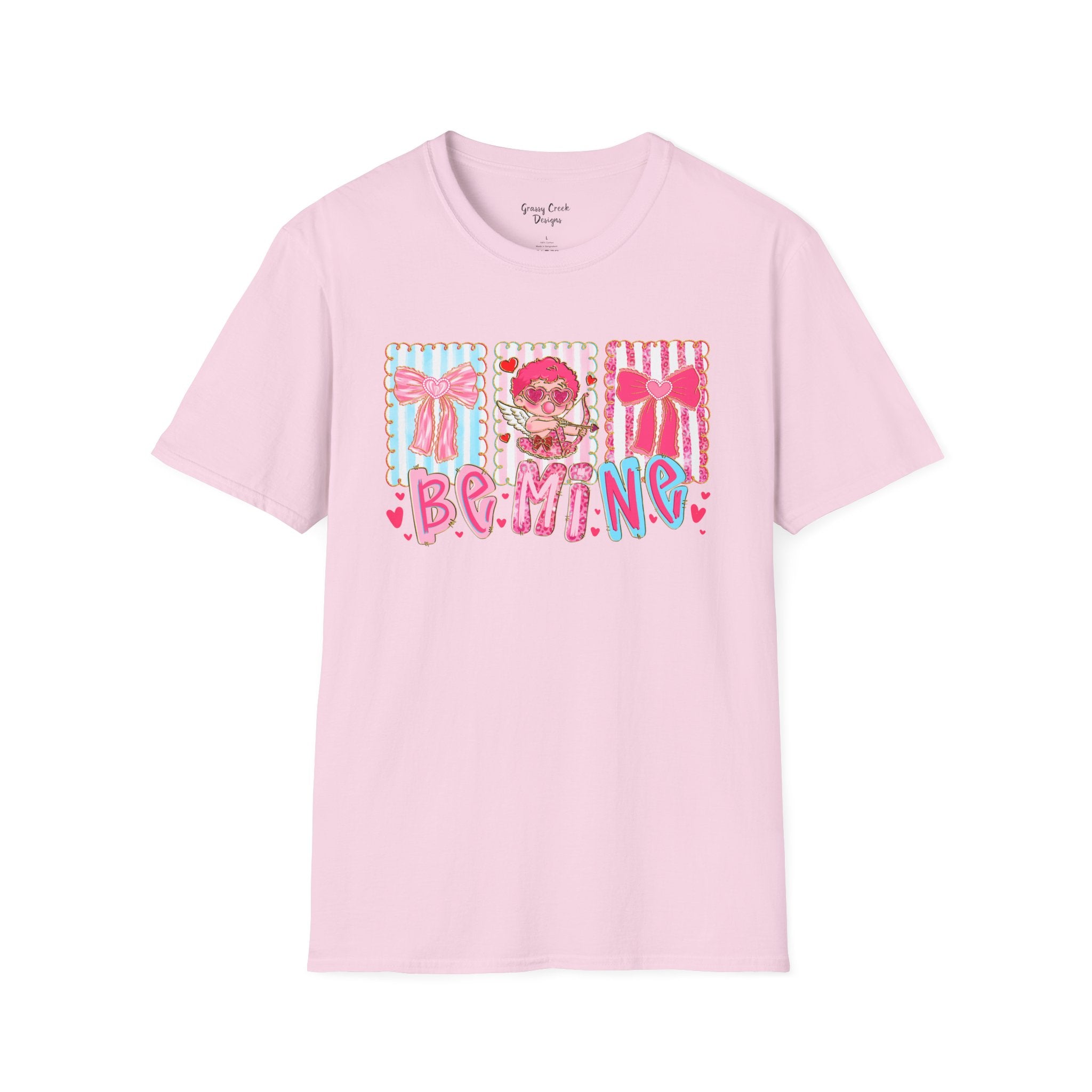 Be Mine Bows & Cupid Valentine's Day Graphic T-Shirt