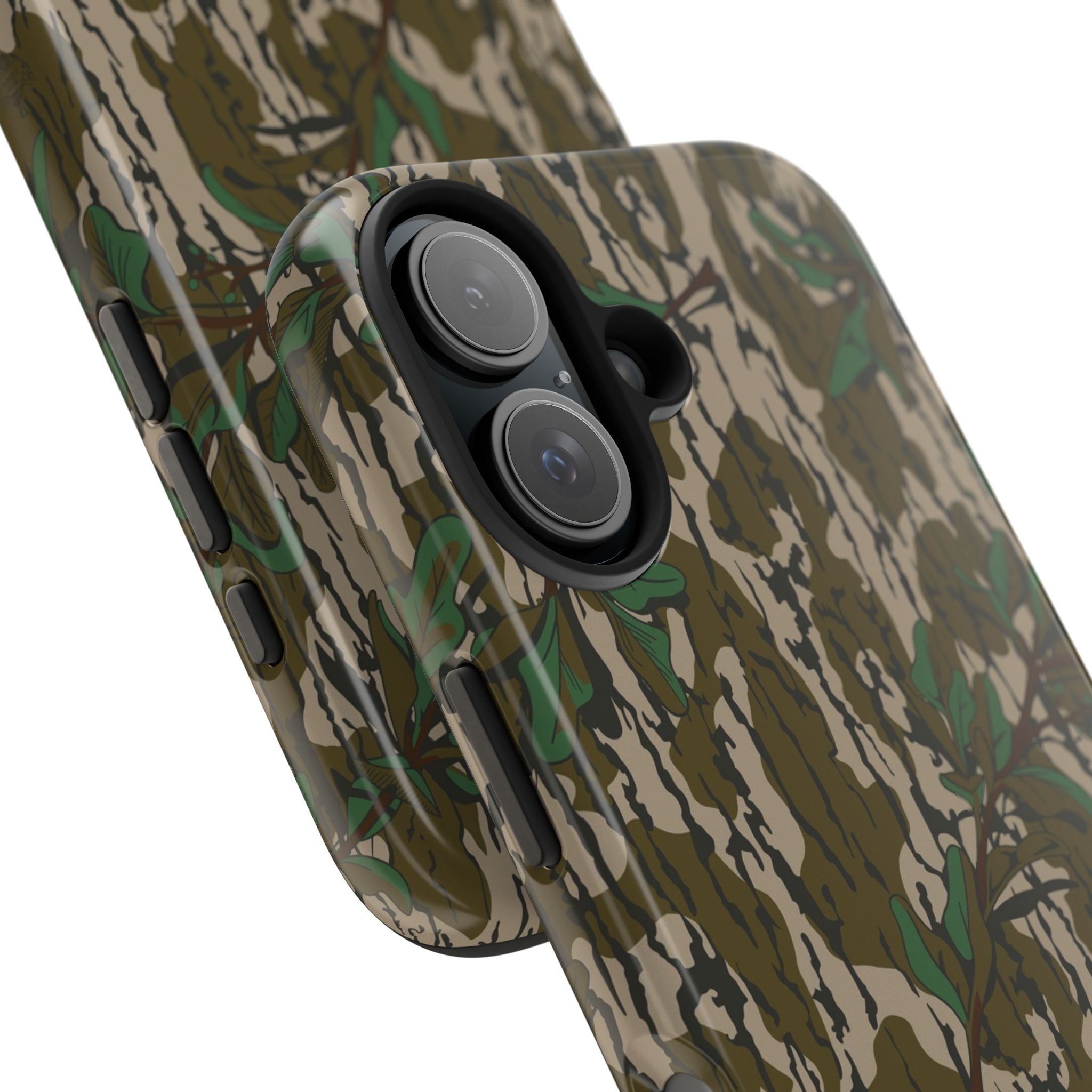 Mossy Oak Green Leaf Camouflage IPhone Tough Phone Case