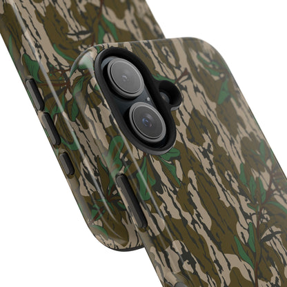 Mossy Oak Green Leaf Camouflage IPhone Tough Phone Case