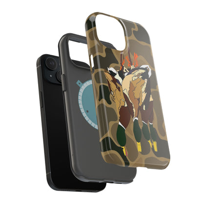 Old School Camouflage Mallard Duck Hanging Hunting Tough Magnetic iPhone Case