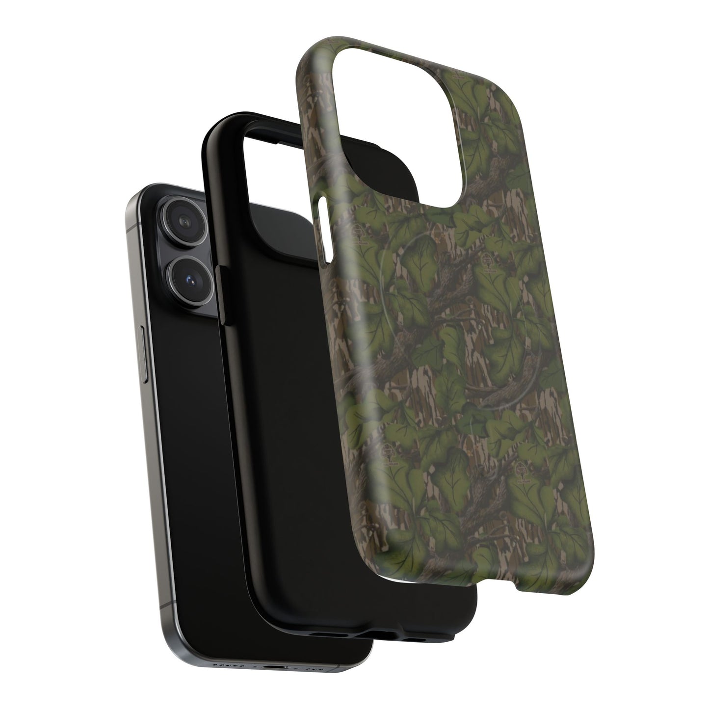 Full Foliage Camouflage Magnetic Impact-Resistant Phone Case for Apple iPhone Models