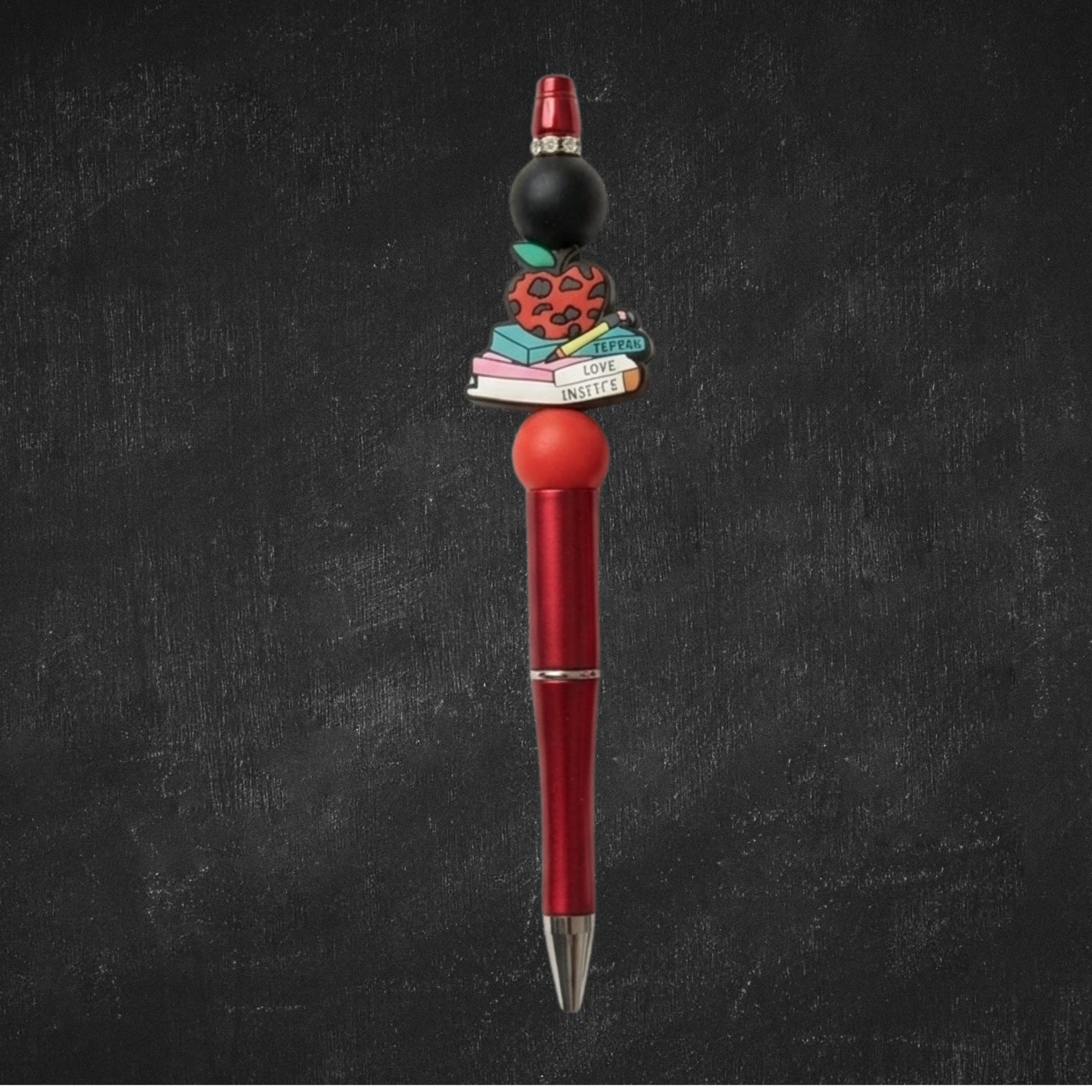 Handmade Silicone Beaded Pen Set for Teachers - Set of 2 - Teacher Appreciation Gift