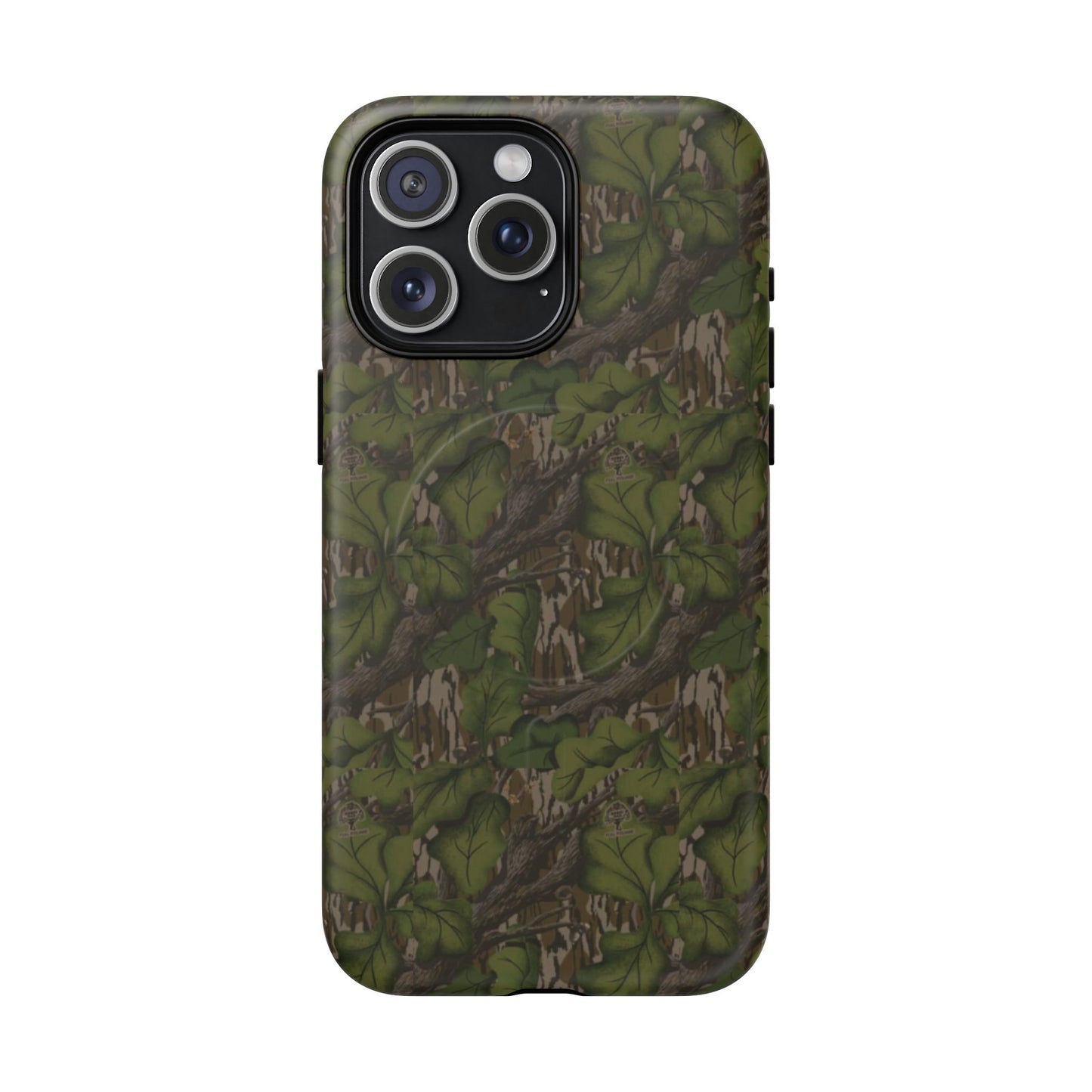 Full Foliage Camouflage Magnetic Impact-Resistant Phone Case for Apple iPhone Models