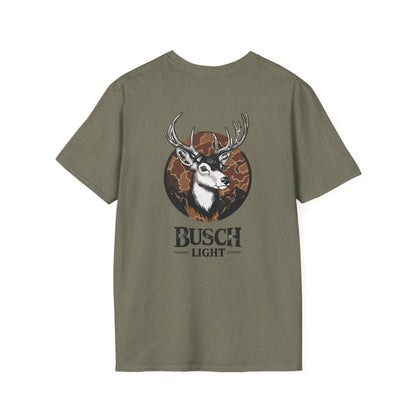 Busch Inspired Style Camo Deer Softstyle Graphic T-Shirt