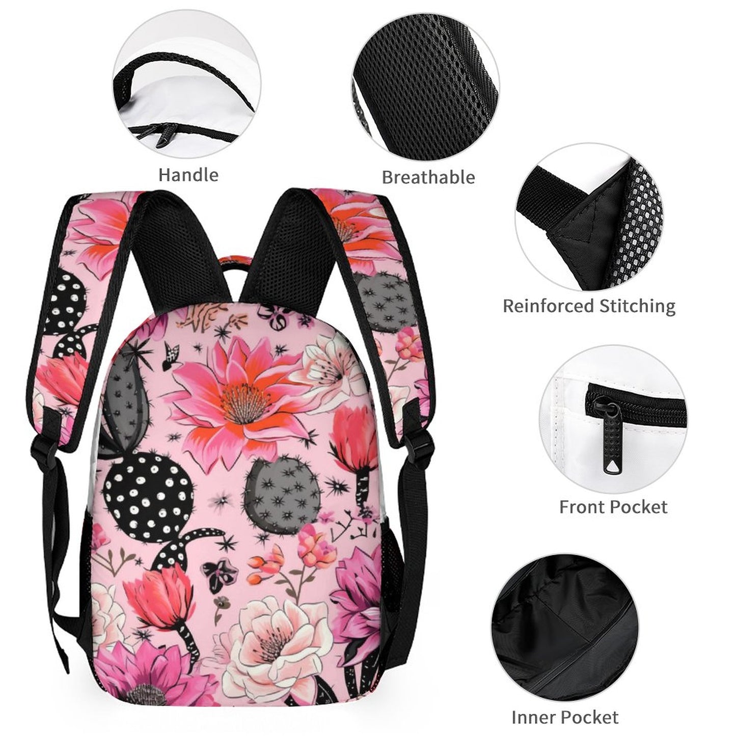 Pretty in Pink Cactus Backpack