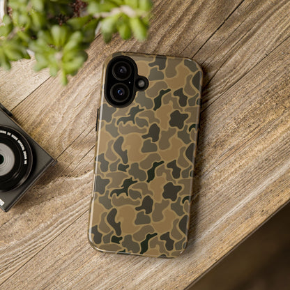 Brown Old Skool Camo IPhone Tough Cases