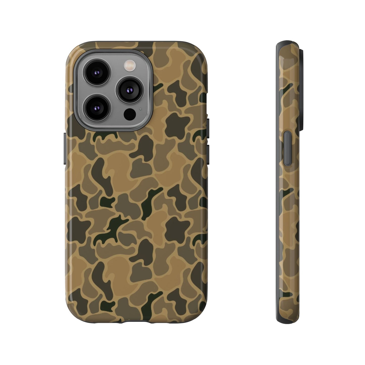 Brown Old Skool Camo IPhone Tough Cases