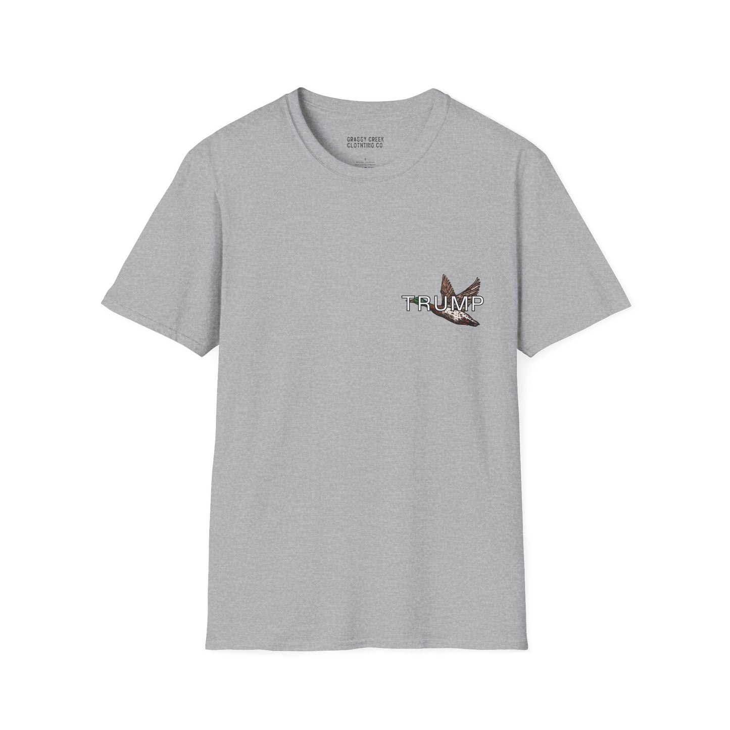 Trump Duck Hunting Graphic Hunting Softstyle Graphic Tee