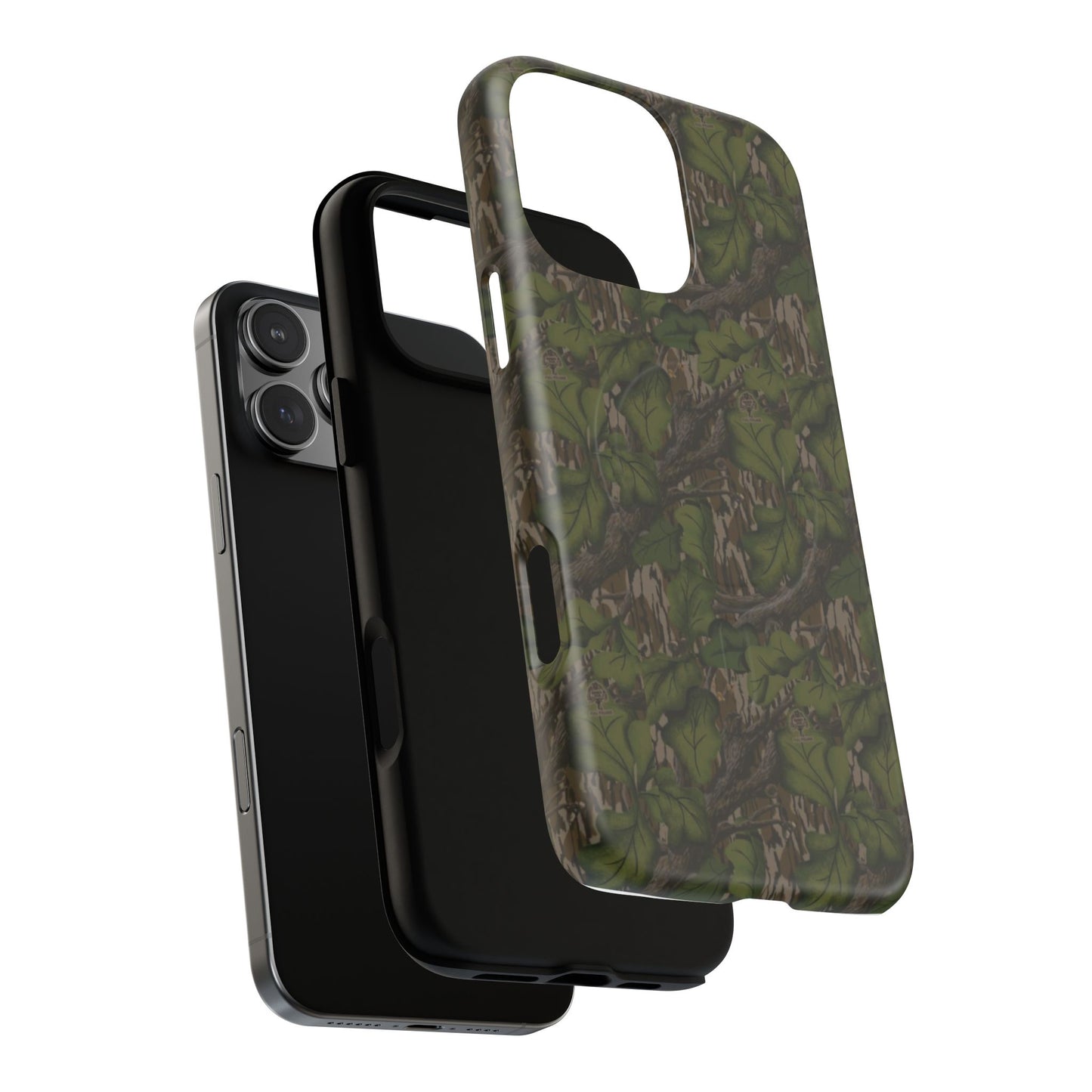Full Foliage Camouflage Magnetic Impact-Resistant Phone Case for Apple iPhone Models