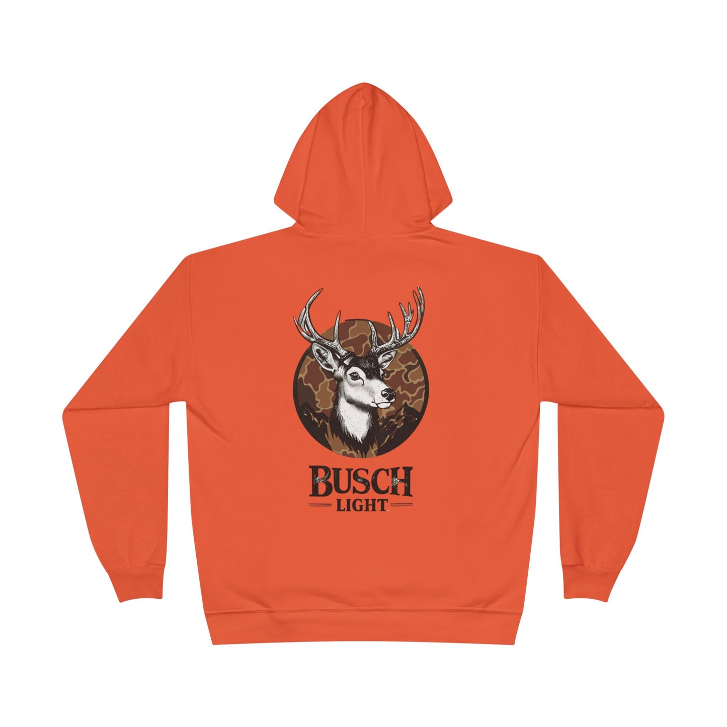 Busch Light Style Camo Deer Hanes Ecosmart 50/50 Pullover Hoodie