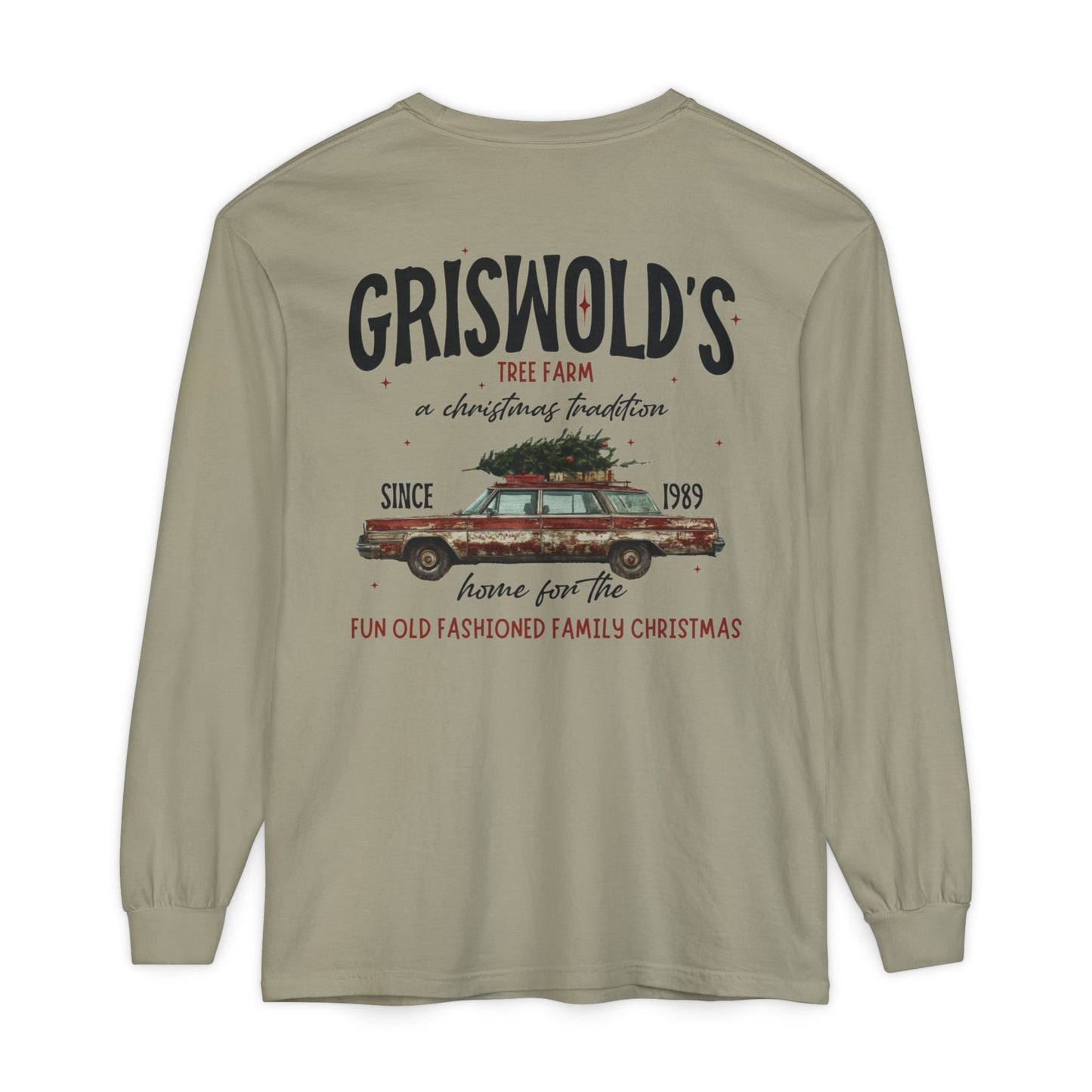 Griswold’s Tree Farm, A Christmas Classic Long Sleeve Graphic T-Shirt