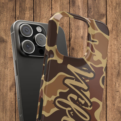 Camouflage Duck Waterfowl Slim IPhone Case - 'Wifey' Design